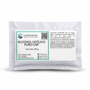 Alcohol Cetílico Puro USP Cosmético Emulsificante y Emoliente