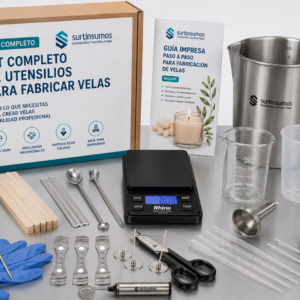Kit completo de utensilios para fabricar velas